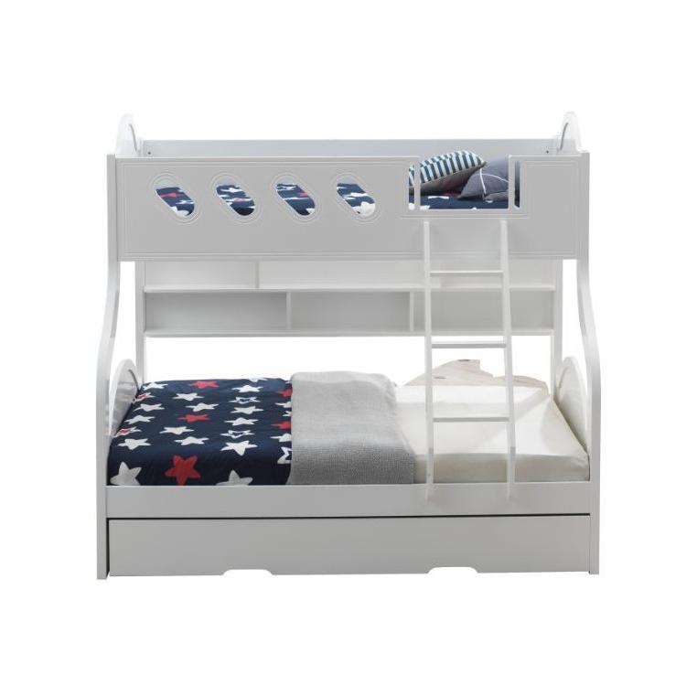 Acme Furniture Grover 38160 Twin Over Full Storage Bunk Bed IMAGE 2