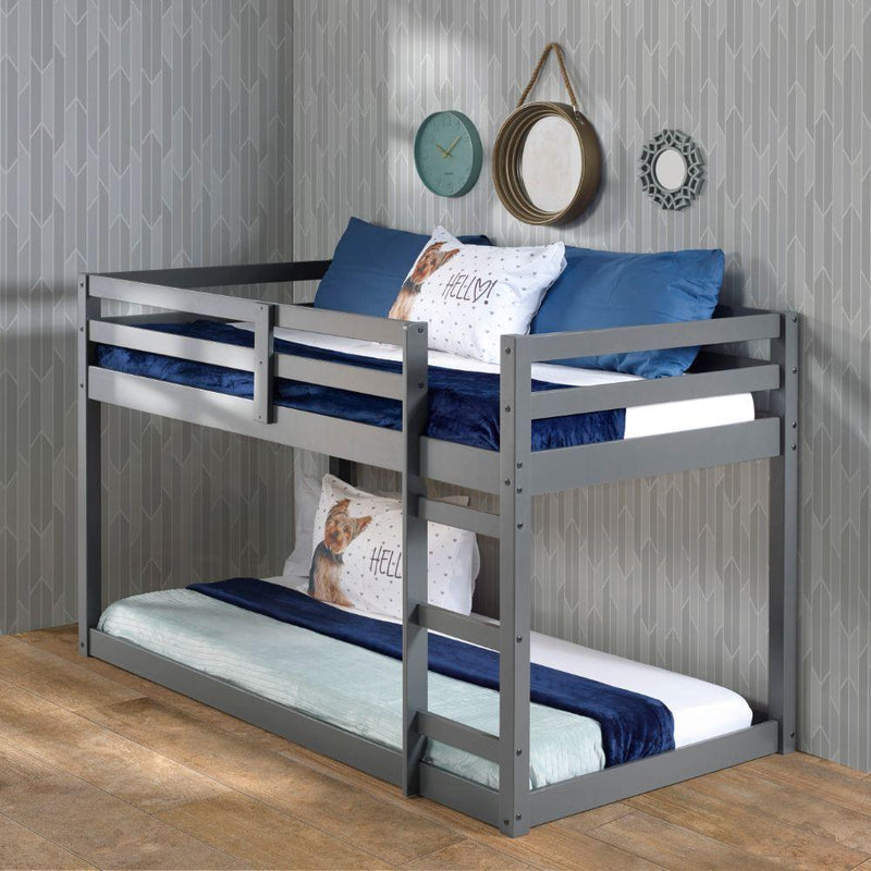 Acme Furniture Gaston 38180 Loft Bed - Grey IMAGE 2