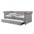 Acme Furniture Justice 39405 Daybed & Trundle - Smoke Grey IMAGE 2