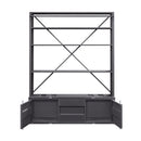 Acme Furniture Cargo 39887 Bookshelf & Ladder - Gunmetal IMAGE 3