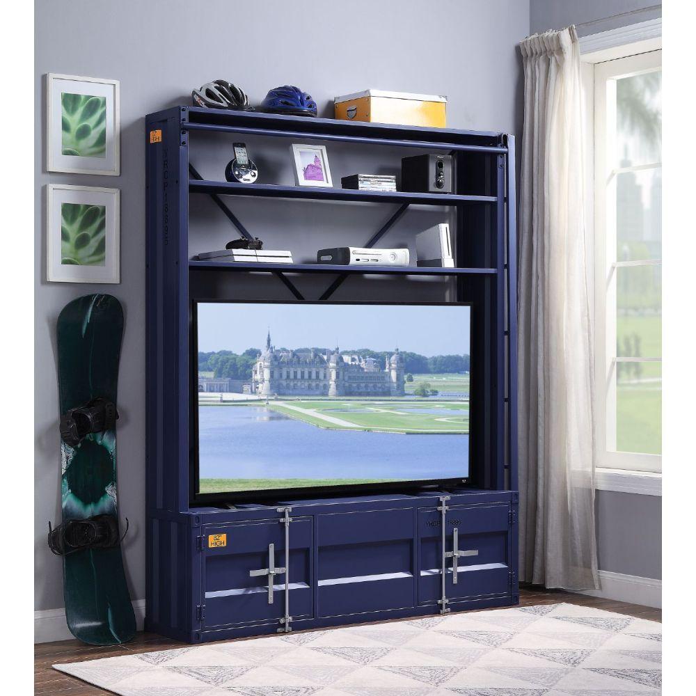 Acme Furniture Cargo 39892 Bookshelf & Ladder - Blue