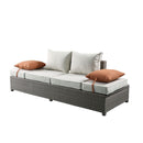 Acme Furniture Salena 45015 Patio Sofa & 2 Ottomans IMAGE 2