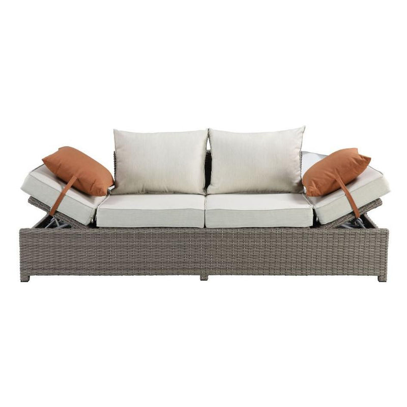 Acme Furniture Salena 45015 Patio Sofa & 2 Ottomans IMAGE 2