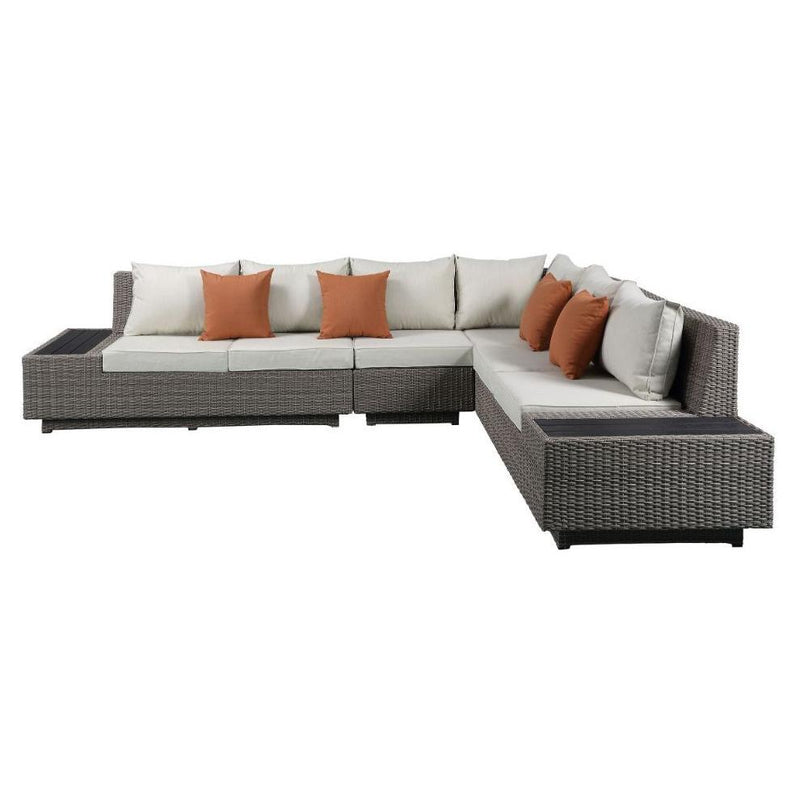 Acme Furniture Salena 45020 Patio Sectional & Cocktail Table IMAGE 2