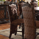 Acme Furniture Versailles 61157 Counter Height Chair - 2-Tone Light Brown PU IMAGE 1