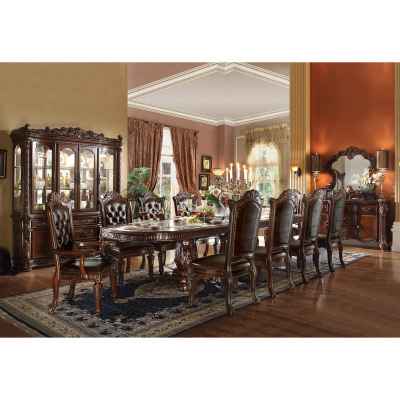 Acme Furniture Round Vendome Dining Table with Pedestal Base 62000 IMAGE 2