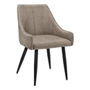 Monarch I 1188 Dining Chair - Taupe/Black IMAGE 1