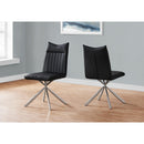 Monarch I 1213 Dining Chair - Black/Chrome IMAGE 9