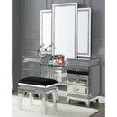 Acme Furniture Lotus 90808 Vanity Stool IMAGE 2