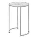 Monarch I 2205 Accent Table - White/Silver IMAGE 4