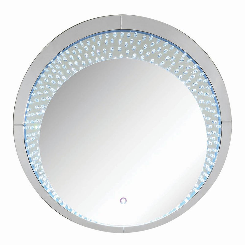Acme Furniture Nysa 97590 Accent Mirror with LED IMAGE 2