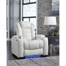 Signature Design by Ashley Party Time 3700413 Power Recliner with Adjustable Headrest IMAGE 10