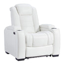 Signature Design by Ashley Party Time 3700413 Power Recliner with Adjustable Headrest IMAGE 1