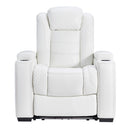 Signature Design by Ashley Party Time 3700413 Power Recliner with Adjustable Headrest IMAGE 7