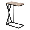Monarch I 3249 Accent Table - Dark Taupe/Black IMAGE 1