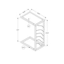 Monarch I 3300 Accent Table - White/Black IMAGE 10