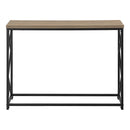 Monarch I 3533 Hall Console - Dark Taupe/Black IMAGE 2