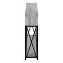 Monarch I 3572 Hall Table - Grey/Black IMAGE 3
