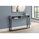 Monarch I 3572 Hall Table - Grey/Black IMAGE 9