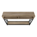 Monarch I 3573 Hall Table - Taupe/Black IMAGE 5