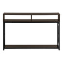 Monarch I 3574 Hall Table - Espresso/Black IMAGE 4