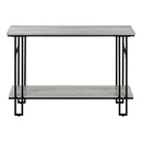 Monarch I 3576 Hall Table - Grey/Black IMAGE 2