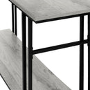 Monarch I 3576 Hall Table - Grey/Black IMAGE 6