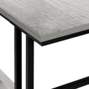 Monarch I 3576 Hall Table - Grey/Black IMAGE 7