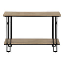 Monarch I 3577 Hall Table - Taupe/Black IMAGE 4