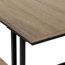 Monarch I 3577 Hall Table - Taupe/Black IMAGE 7
