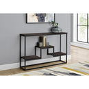 Monarch I 3582 Hall Table - Espresso/Black IMAGE 8