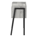 Monarch I 3591 End Table - Grey/Black IMAGE 3