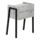 Monarch I 3591 End Table - Grey/Black IMAGE 4