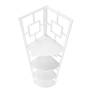 Monarch I 3613 62" Bookcase - White/White IMAGE 5