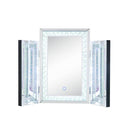 Acme Furniture Nysa 97732 Trifold Mirror with LED IMAGE 1