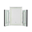 Acme Furniture Nysa 97732 Trifold Mirror with LED IMAGE 2
