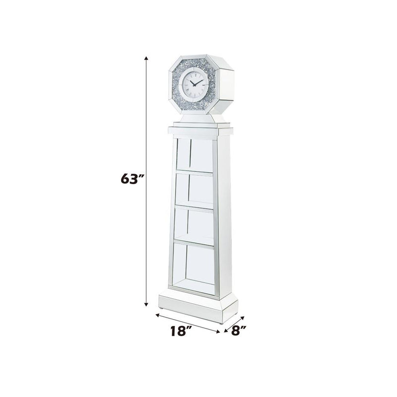Acme Furniture Noralie 97736 Grandfather Clock IMAGE 5