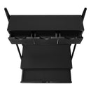 Monarch I 7330 Computer Desk - Black/Black IMAGE 3