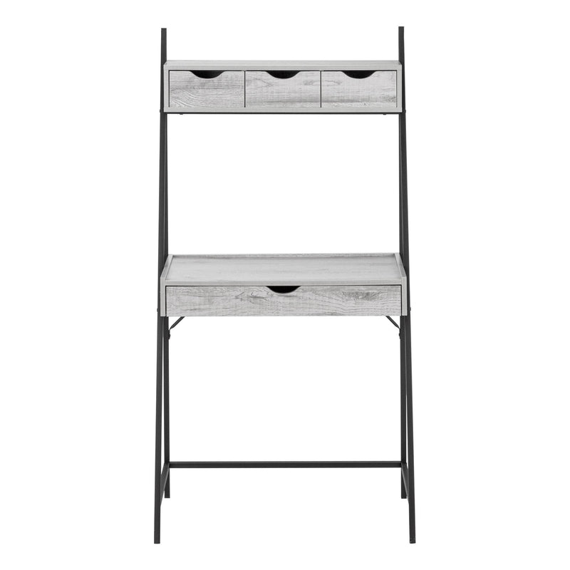 Monarch I 7331 Computer Desk - Grey/Black IMAGE 2