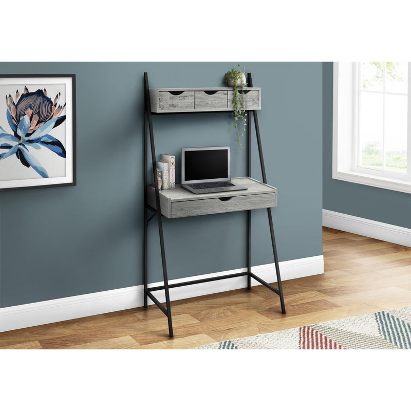 Monarch I 7331 Computer Desk - Grey/Black IMAGE 9