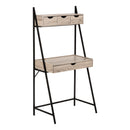 Monarch I 7332 Computer Desk - Dark Taupe/Black IMAGE 1