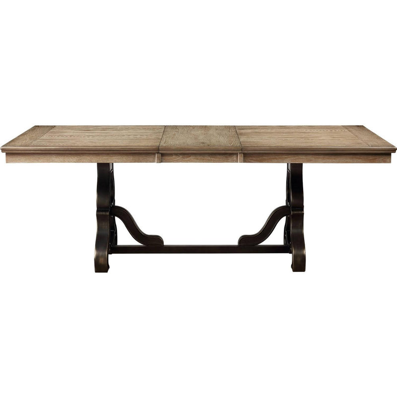 Acme Furniture Nathaniel Dining Table with Trestle Base 62330 IMAGE 1