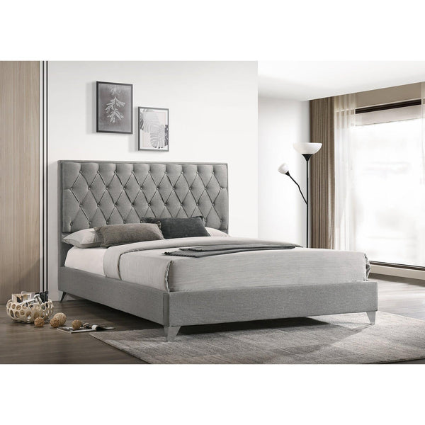 IFDC King Upholstered Platform Bed IF 5225 - 78 IMAGE 1