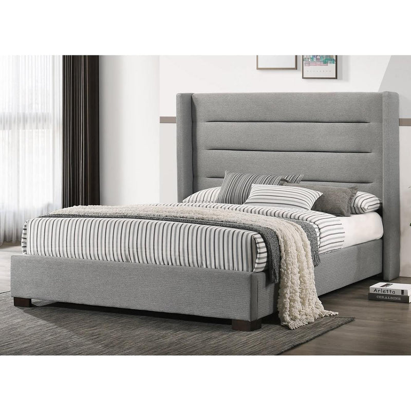 IFDC King Upholstered Platform Bed IF 5241 - 78 IMAGE 1