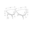 Monarch I 7939P 2 pc Table Set - Taupe/Black IMAGE 5