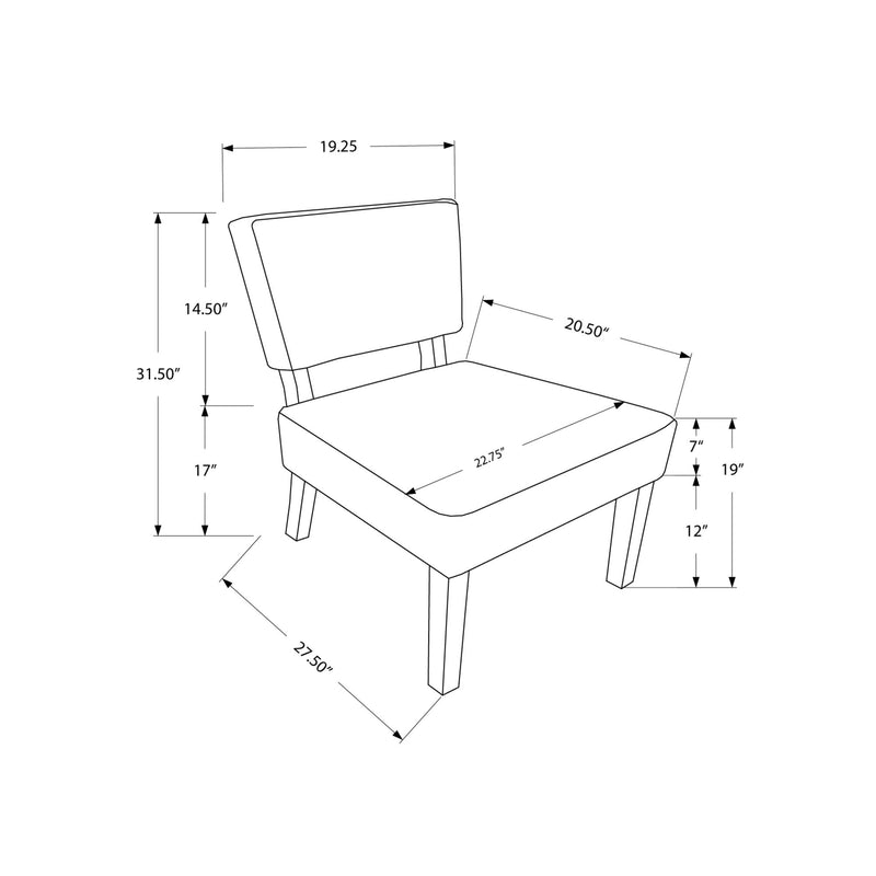 Monarch Stationary Fabric Accent Chair I 8295 IMAGE 11