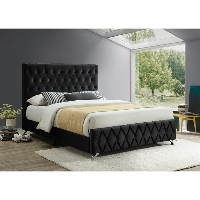 IFDC King Upholstered Platform Bed IF 5671 - 78 IMAGE 1