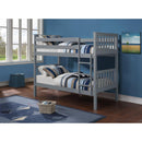 IFDC B 101 - G Single/Single Bunk Bed - Grey IMAGE 1