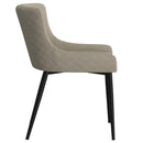 !nspire Bianca 202-086BG/BK Dining Chair - Beige and Black Leg IMAGE 4