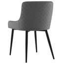 !nspire Bianca 202-086GY/BK Dining Chair - Grey and Black Leg IMAGE 3